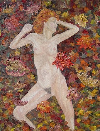 Myriam In The Leaves